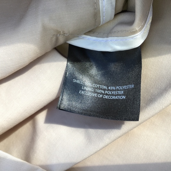 Tahari Stella Ruffled Trench Coat - Picture 8 of 8